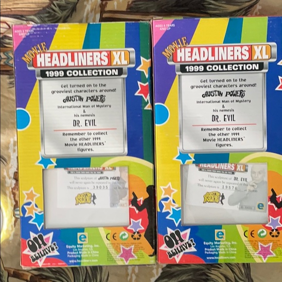 Austin Powers and Doctor Evil XL Bobble heads - Picture 2 of 3